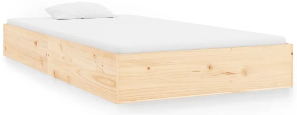 vidaXL Πλαίσιο Κρεβατιού 100 x 200 εκ. από Μασίφ Ξύλο