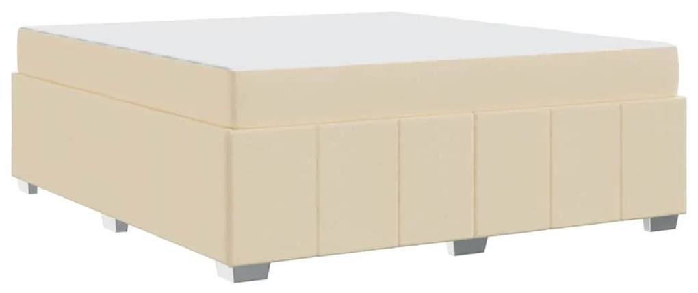 vidaXL Σκελετός Κρεβατιού Κρεμ 180 x 200 cm ύφασμα