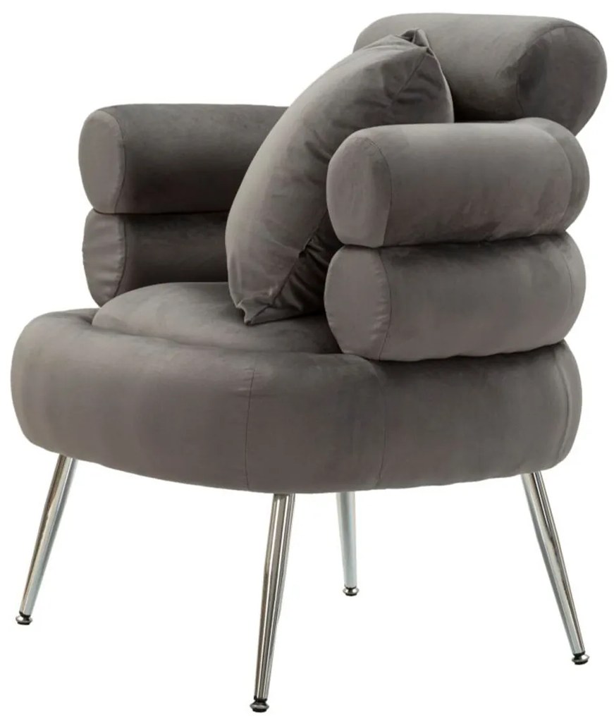 Πολυθρόνα με Μαξιλάρι SILVERY PLUS 68x78