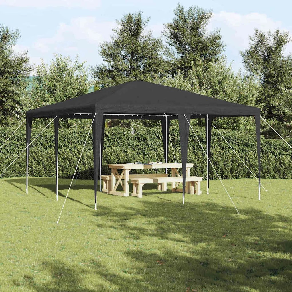 vidaXL Σκηνή Πάρτυ Γκρι και Λευκό 400 x 400 x 266 εκ