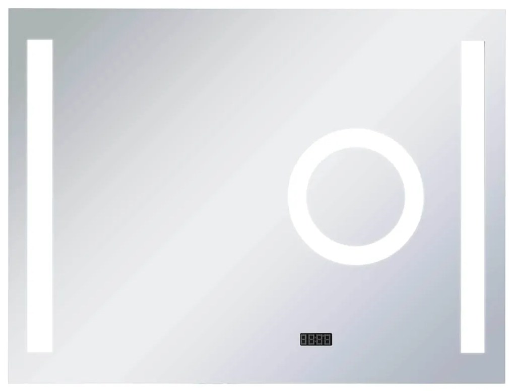 vidaXL Καθρέφτης Μπάνιου Τοίχου με LED/Αισθητήρα Κίνησης 80 x 60 εκ.