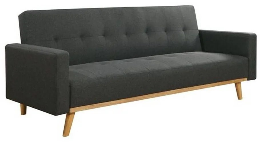 Καναπές - Κρεβάτι Τριθέσιος Carlos Ε9922,1 200x94x83cm Dark Grey Fabric