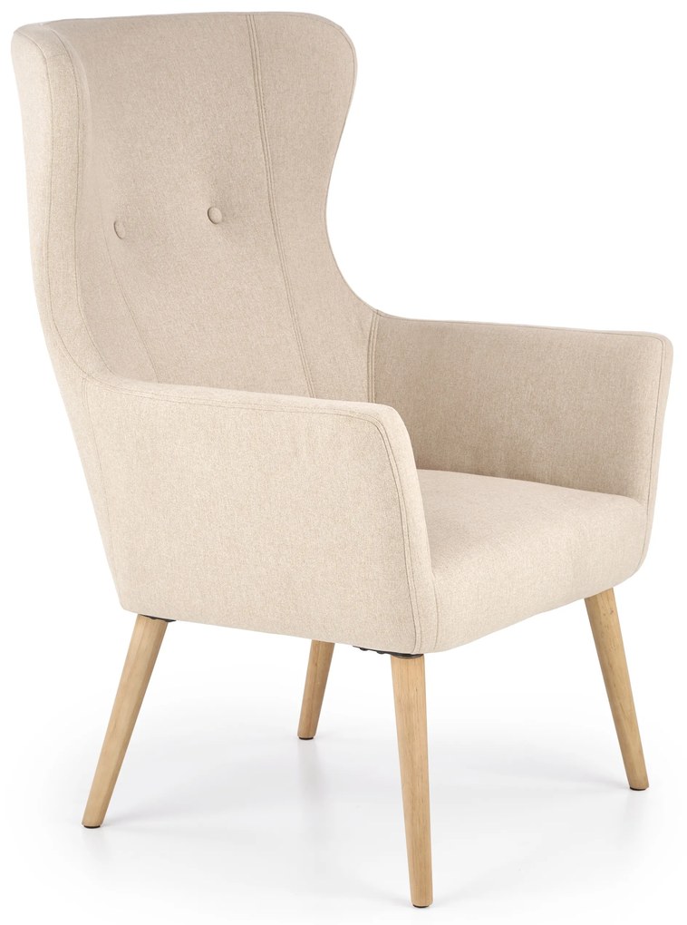 COTTO leisure chair, color: beige DIOMMI V-CH-COTTO-FOT-BEŻOWY