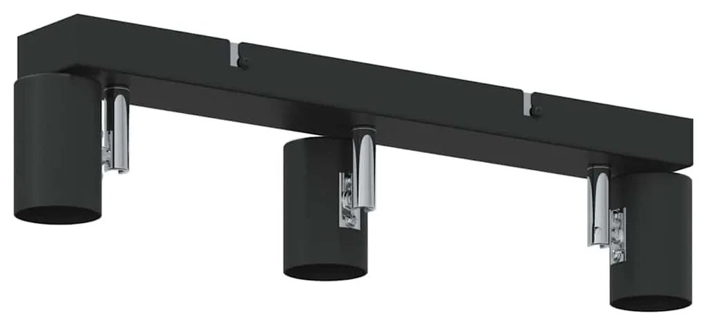 vidaXL Σποτ οροφής Μαύρο 38 x 6.5 x 11.5 εκ Ατσάλι
