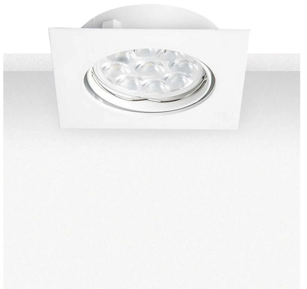 Φωτιστικό S013 White Τετράγωνο Aluminium