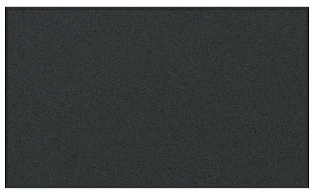 vidaXL Χαλάκι Εξώπορτας Μαύρο 90 x 150 cm Πολυπροπυλένιο και βινύλιο