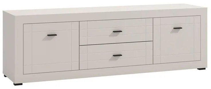 Έπιπλο τηλεόρασης WARWICK 167 3K2F2V Cashmere matt 167x42x54εκ. 167x42x54 εκ.
