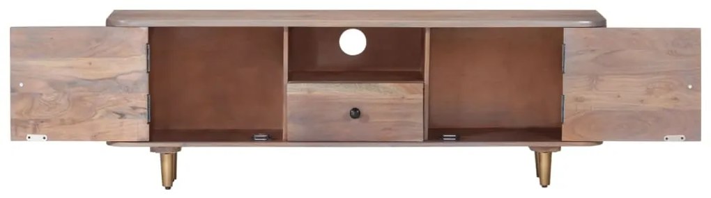 vidaXL Έπιπλο Τηλεόρασης 118 x 30 x 40 εκ. από Μασίφ Ξύλο Ακακίας