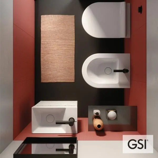 Νιπτήρας Kube-x GSI white-Μήκος 40 εκ.