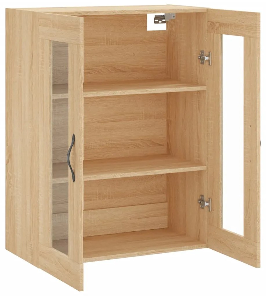 vidaXL Ντουλάπι Επιτοίχιο Sonoma Δρυς 69,5 x 34 x 90 εκ. Επεξεργ. Ξύλο