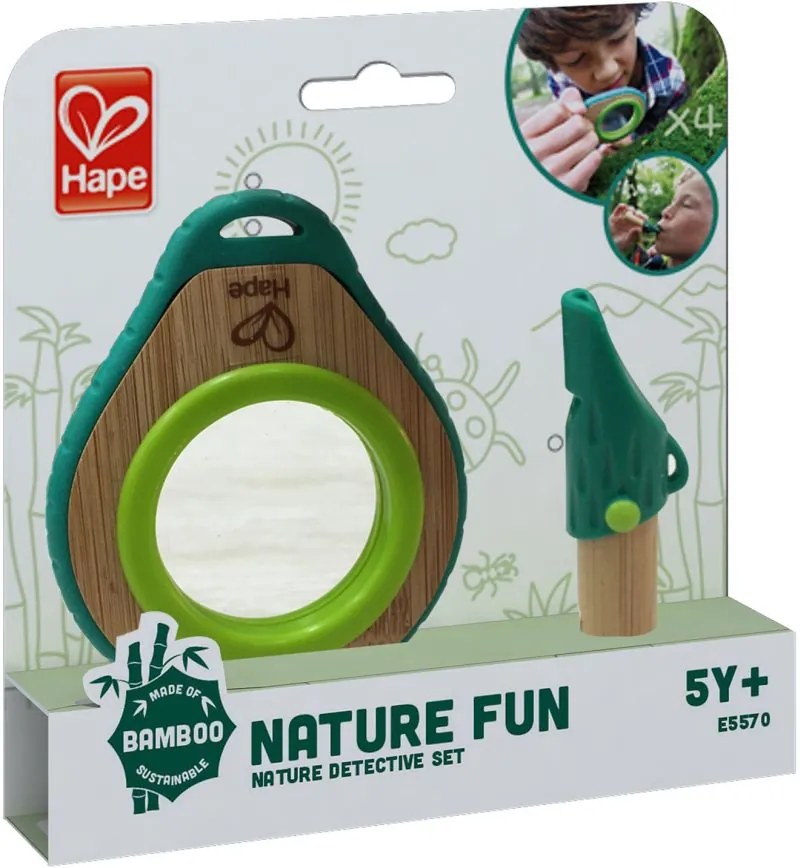 Hape Nature Detective Set - Σετ Εξερεύνησης Με Σφυρίχτρα Και Καθρέπτη - 2Τεμ. E5570A