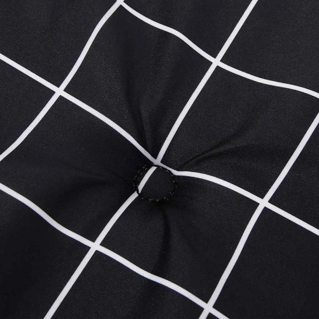 vidaXL Μαξιλάρι Παγκάκι Κήπου Μαύρο 180 x 50 x 4 cm Ύφασμα Oxford