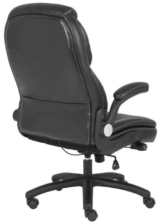 Καρέκλα γραφείου διευθυντή Desain pu σε μαύρη απόχρωση 74x73x108-116εκ 74x73x116 εκ.