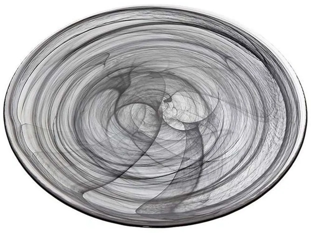 Πιάτο Γλυκού Atlas HOR1310K6 21cm Black Espiel Glass