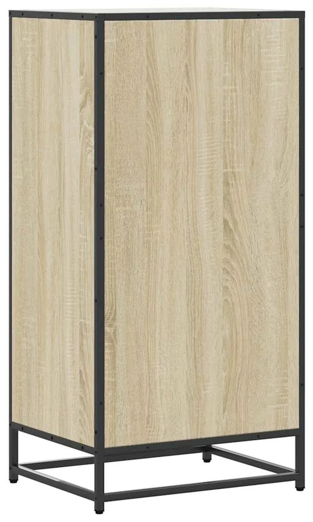 Παπουτσοθήκη Sonoma Δρυς 48x38x97,5 εκ. Επεξεργασμένο Ξύλο - Καφέ