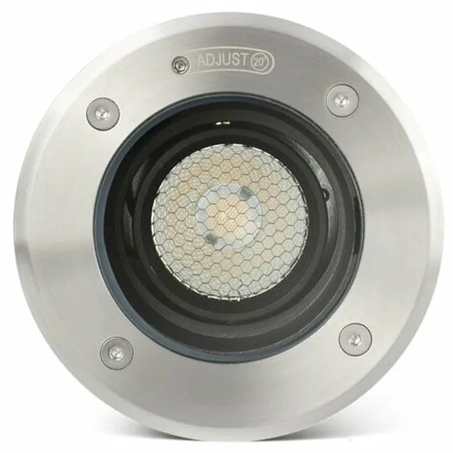 Φωτιστικό Δαπέδου Χωνευτό Geiser 130 70303 LED 6.5W 3000K 38° IP67 13x9x13,5cm Satin Stainless Faro Barcelona