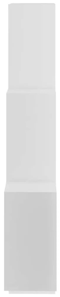 vidaXL Ραφιέρα Τοίχου με Κύβους Λευκή 78 x 15 x 93 εκ. από Επεξ. Ξύλο