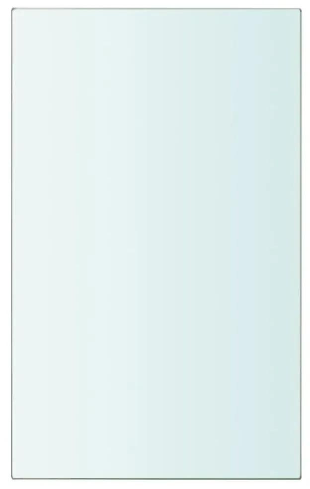 Ράφια Πάνελ 2 τεμ. Διάφανα 20 x 12 εκ. Γυάλινα - Διαφανές