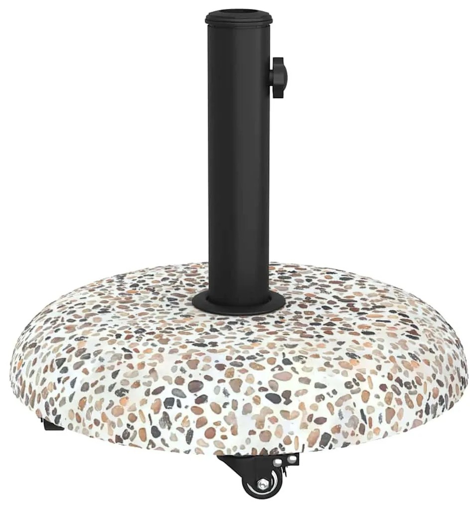 vidaXL Βάση ομπρέλας Πολύχρωμο και Μαύρο 45 x 45 x 40 cm