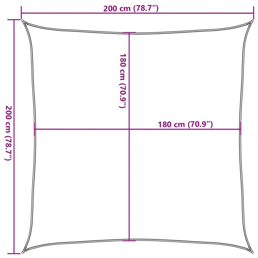 ΠΑΝΙ ΣΚΙΑΣΗΣ ΤΕΤΡΑΓΩΝΟ ΆΜΜΟΥ 2X2 Μ. 160 ΓΡ./Μ² ΑΠΟ HDPE 4002019