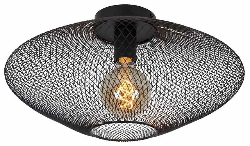 Φωτιστικό Οροφής Lucide 21123-45-30 MESH Μαύρο Ματ (Black Mat)