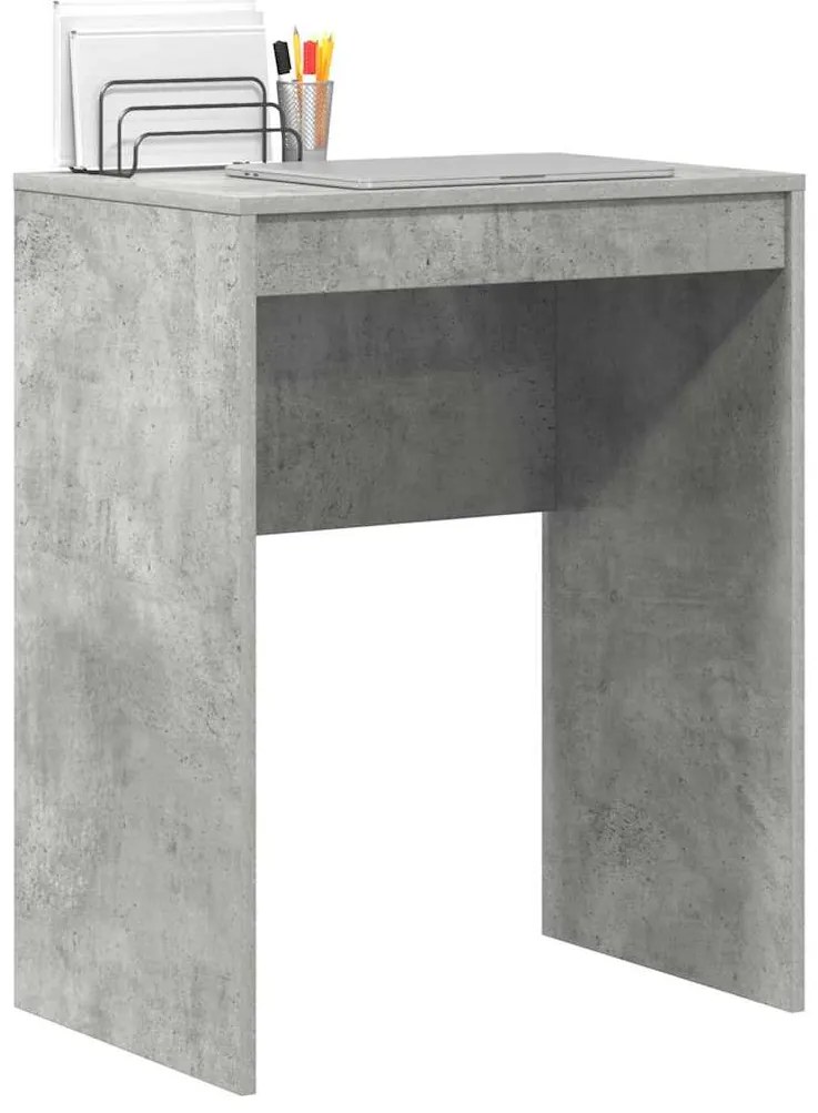 vidaXL Γραφείο Γκρι σκυροδέματος 60 x 40 x 76 εκ. Επεξεργασμένο ξύλο