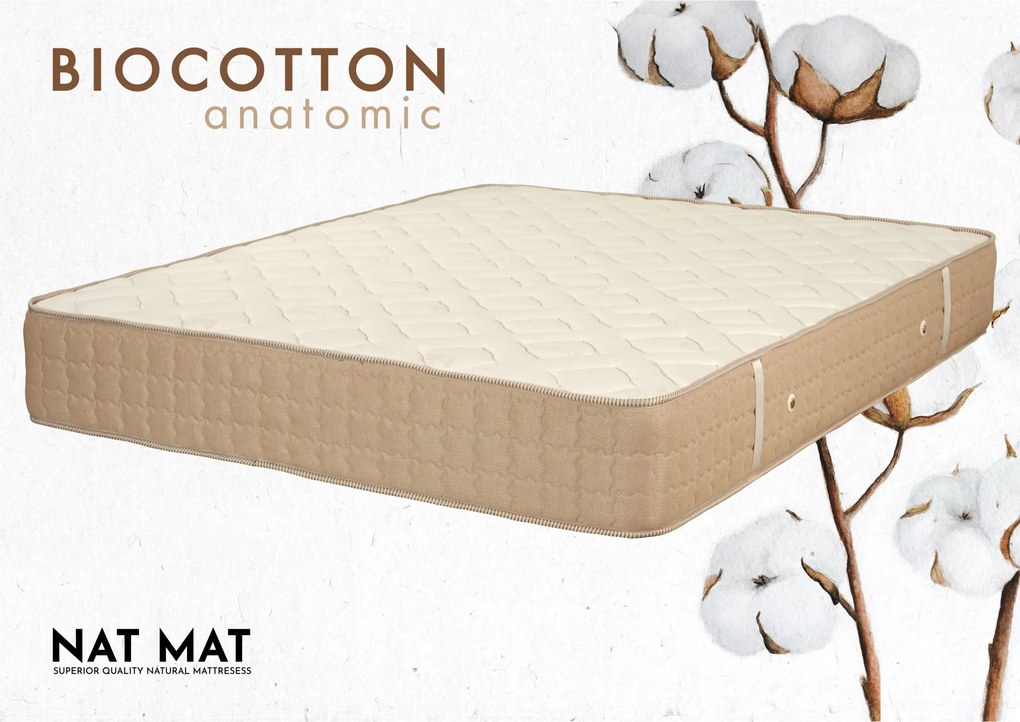 KS Strom Στρώμα Natural Biocotton Anatomic 090X190X30εκ.