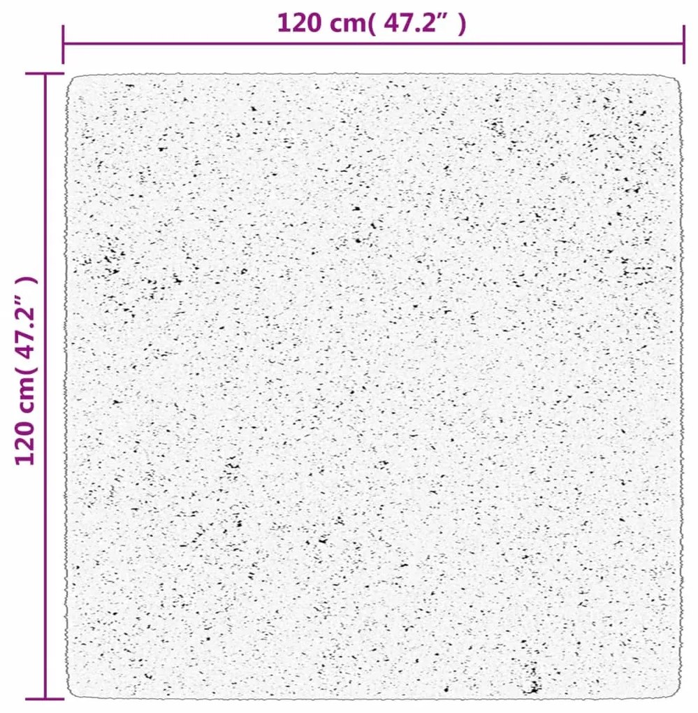 ΧΑΛΙ OVIEDO ΜΕ ΚΟΝΤΟ ΠΕΛΟΣ ΜΑΥΡΟ 120 X 120 ΕΚ. 375555