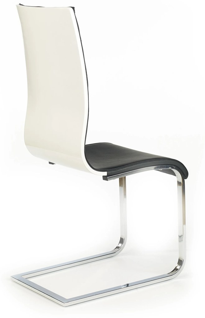 K104 chair color: black DIOMMI V-CH-K/104-KR-CZARNY/BIAŁY-EKO