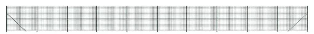 vidaXL Συρματόπλεγμα Περίφραξης Πράσινο 2,2 x 25 μ. με Βάσεις Φλάντζα