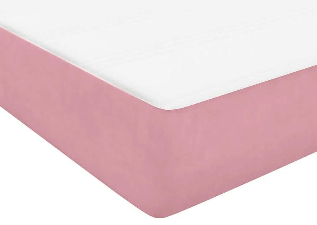 ΚΡΕΒΑΤΙ BOXSPRING ΜΕ ΣΤΡΩΜΑ ΡΟΖ 90X220 ΕΚ. ΒΕΛΟΥΔΙΝΟ 3317108