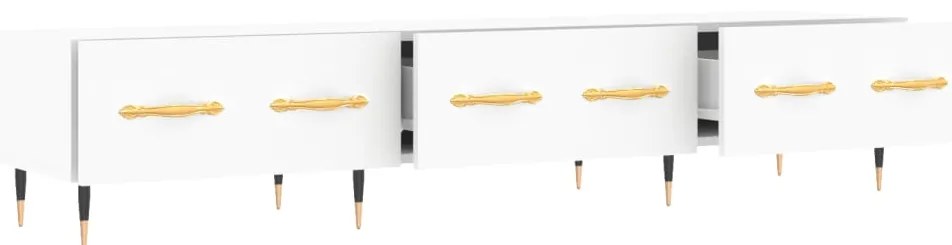 vidaXL Έπιπλο Τηλεόρασης Λευκό 150 x 36 x 30 εκ. Επεξεργασμένο Ξύλο