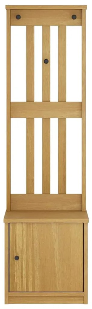 vidaXL Δέντρο χωλ "SANDNES" 45x40x159,5 εκ.Πεύκο μασίφ ξύλο