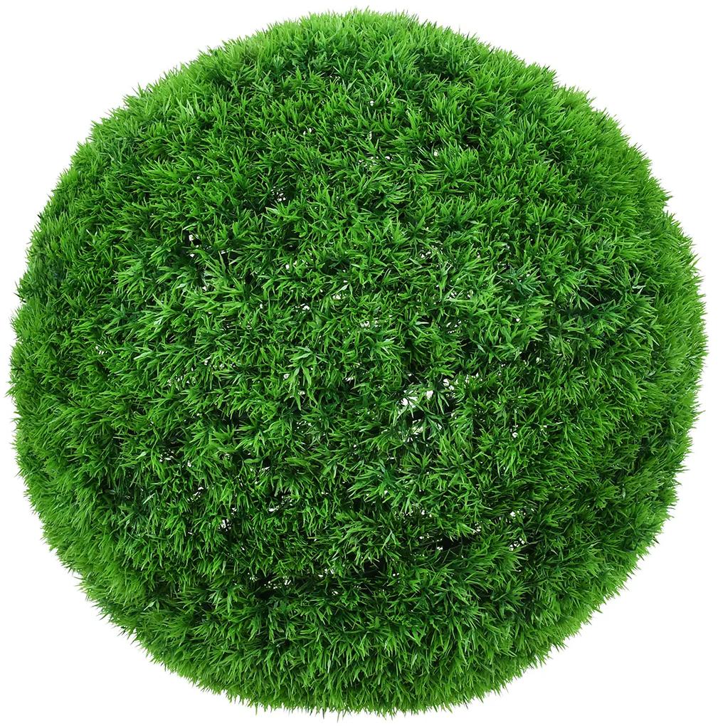 GloboStar® 78511 Artificial - Συνθετικό Τεχνητό Διακοσμητικό Φυτό Θάμνος Γρασίδι Πράσινο Φ48cm