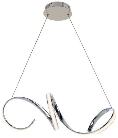Κρεμαστό Φωτιστικό Οροφής LED 40W 3000K 2400LM 64X22 CLEO ACA-HM91LEDP64CH-Χρώμιο HM91LEDP64CH