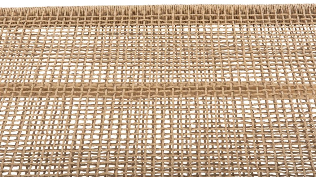 Τραπεζάκι σαλονιού LONDER C5985 Ξύλο TEAK - Συνθετικό Rattan σε Φυσικό 119x79,5x41Yεκ. 119x79.5x41 εκ.