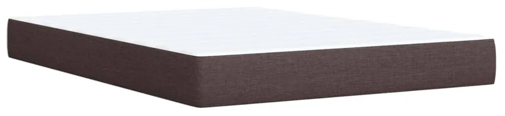 ΚΡΕΒΑΤΙ BOXSPRING ΜΕ ΣΤΡΩΜΑ ΣΚΟΥΡΟ ΚΑΦΕ 140X200 ΕΚ ΥΦΑΣΜΑΤΙΝΟ 3287475