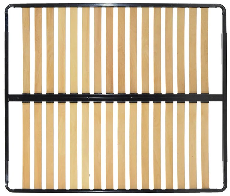 Σομιές μεταλλικός με 17 ανατομικές τάβλες 142x185x5εκ