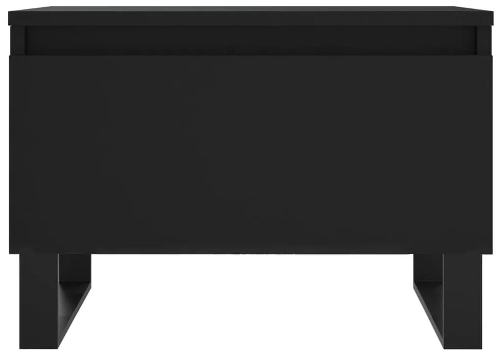 vidaXL Τραπεζάκι Σαλονιού Μαύρο 50x46x35 εκ. από Επεξεργασμένο Ξύλο