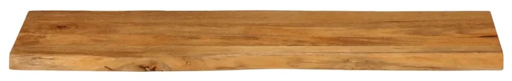 vidaXL Επιφάνεια Τραπεζιού 120x40x3,8 εκ. Live Edge Μασίφ Ξύλο Μάνγκο