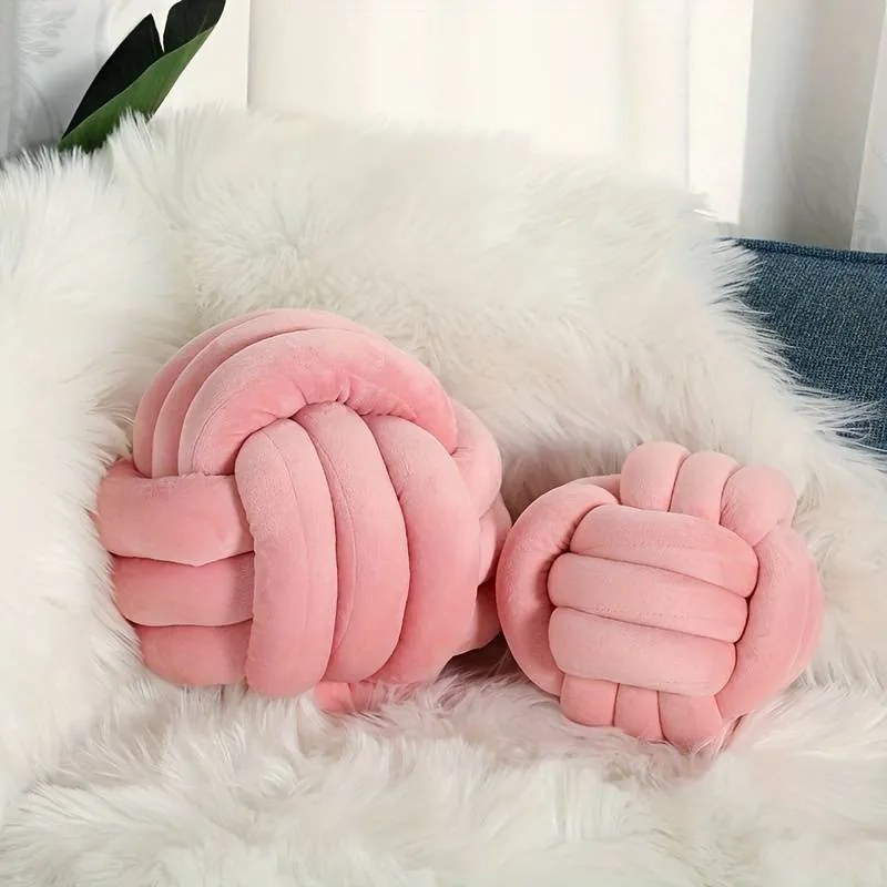 Μαξιλάρι Knot Ball 27cm 8499 ΡΟΖ