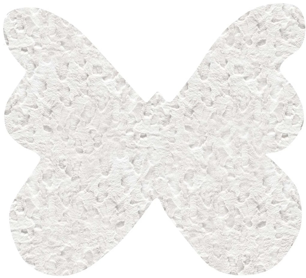 Παιδικό Χαλί GLACIAL WHITE BUTTERFLY 160 x 160 εκ.