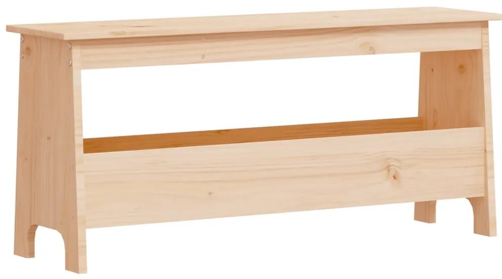 vidaXL Παγκάκι Χολ 100x28x45 εκ. από Μασίφ Ξύλο Πεύκου