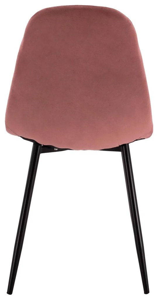 Καρέκλα LEONARDO Βελούδο Σάπιο Μήλο 45x53x85Υ εκ. 4αδα 45x53x85 εκ.