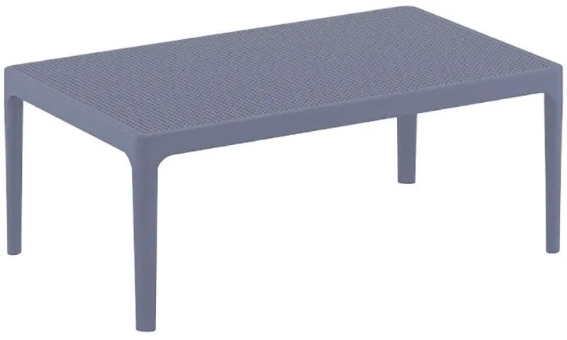 SKY DARK GREY 100Χ60Χ40εκ. ΤΡΑΠΕΖΙ ΠΟΛ/ΝΙΟΥ SIESTA 100X60X40εκ.