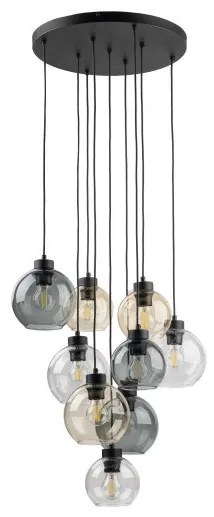 Κρεμαστό Φωτιστικό Οροφής 9xE27 Γυαλί Cubus TK Lighting-10247-Πολύχρωμο 10247