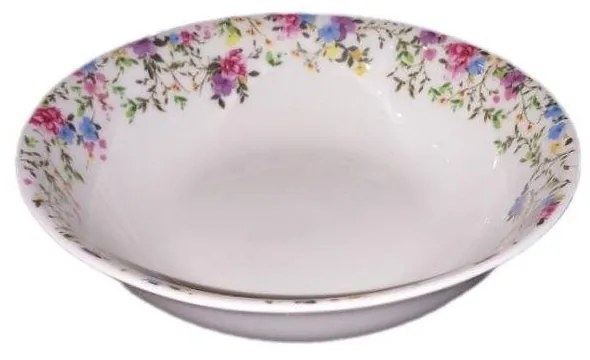 Μπωλάκι Πορσελάνης Λευκό Με Λουλούδια Φ16,5εκ. Spring Oriana Ferelli PR24711014