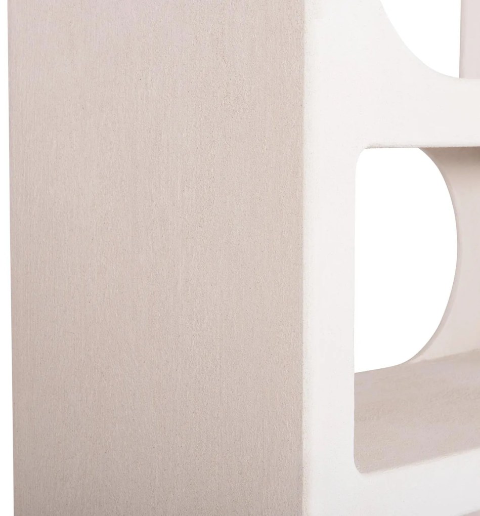 ΒΙΒΛΙΟΘΗΚΗ ΣΕΙΡΑ SANTORINI  MDF ΣΕ ΥΠΟΛΕΥΚΟ ΧΡΩΜΑ 80x38x180Yεκ. 80x38x180 εκ.