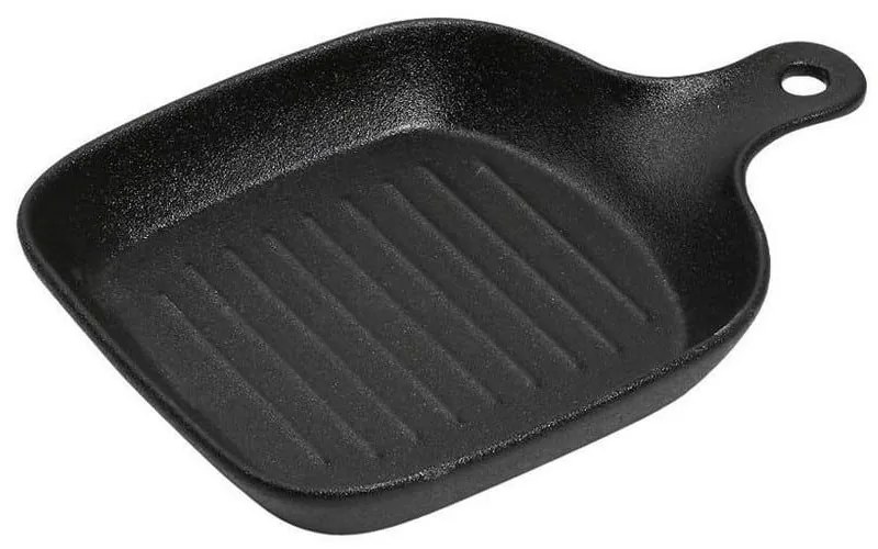 Τηγανάκι Lava Τετράγωνο 22Χ16Χ3cm Nol124K2 Black Espiel Ceramic