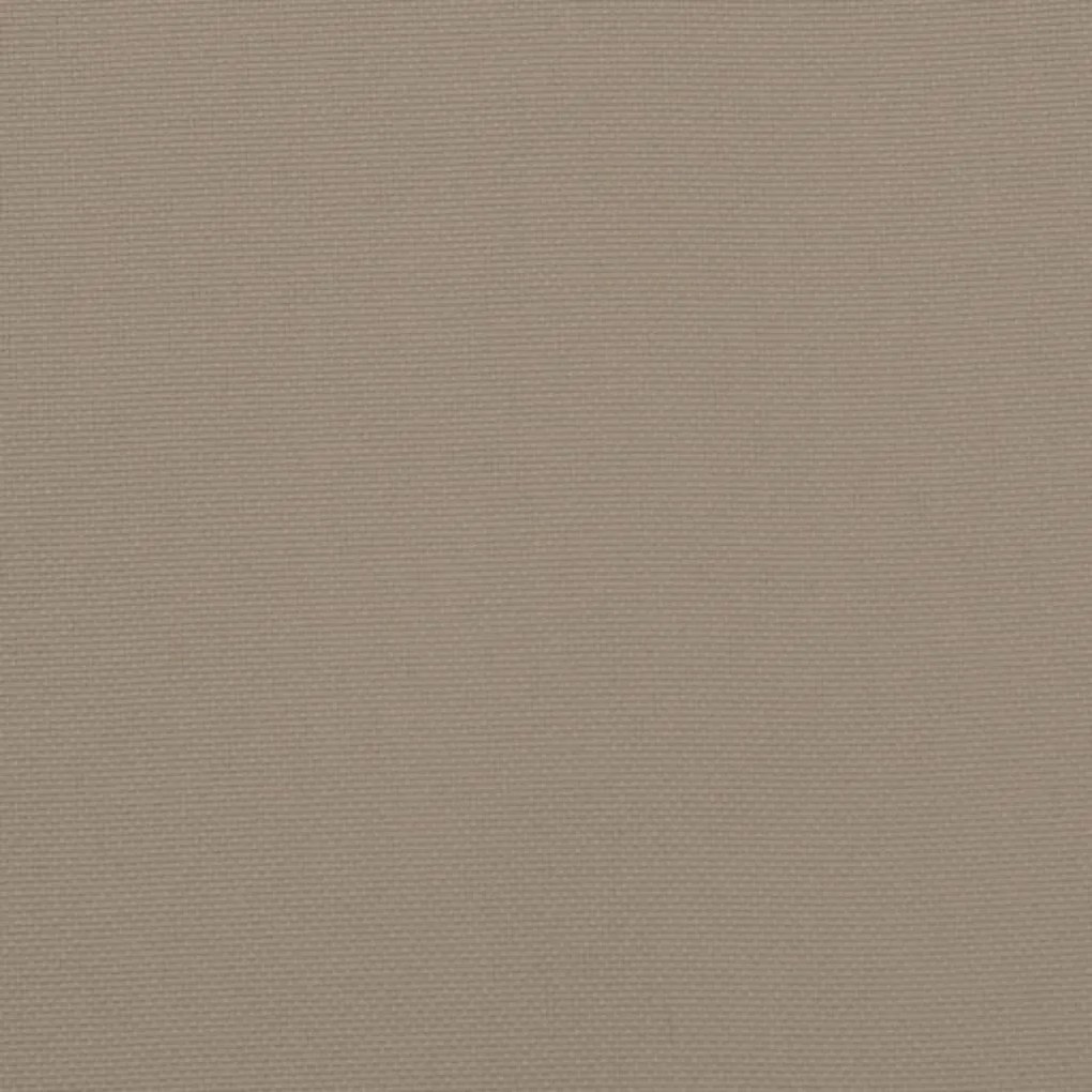 Μαξιλάρια Παλέτας Κήπου 2 τεμ. Taupe 50x50x7 εκ. Oxford Ύφασμα - Μπεζ-Γκρι